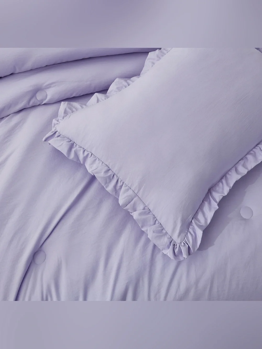 Queen 3 piece lavender soft comforter